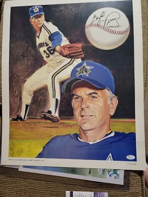 Gaylord Perry Signed 22"x18" Litho Jsa Certified LE1000 - Image 1 of 4