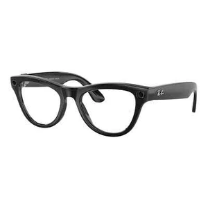 Ray-Ban Meta Skyler Smart Glasses #RW4010 Transitions Lenses, Shiny Black Frame - Picture 1 of 20