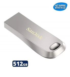 Sandisk Ultra Luxe 512GB Metall Flash Drive USB Thumb Drive - Bild 1 von 4