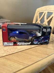 Remote Control Blue Speed Race Car 2007 Innovage Cars - Picture 1 of 7