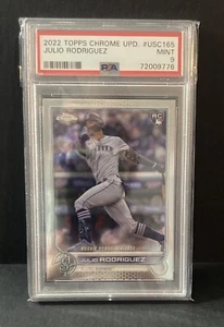 2022 Topps Chrome Update #USC165 Julio Rodríguez Novato RC PSA 9 COMO NUEVO - Imagen 1 de 1