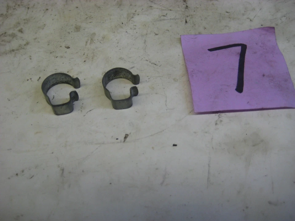 Vintage Snowmobile 1982 John Deere Trailfire 340 Handlebar Cable Retainers  - Image 1 of 1