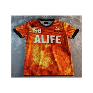 Puma Alife Shirt Herren Small Orange Flame Fußball Trikot DryCell 158 Streetwear - Bild 1 von 7