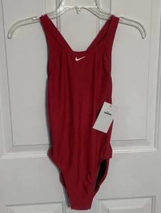 Nike One-Piece Swimsuit Red Women’s Size 6 NWT - Picture 1 of 13