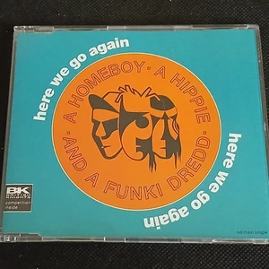 💙 A Homeboy, A Hippie & A Funki Dredd - Here We Go... (1993 European Maxi CD) - Picture 1 of 5