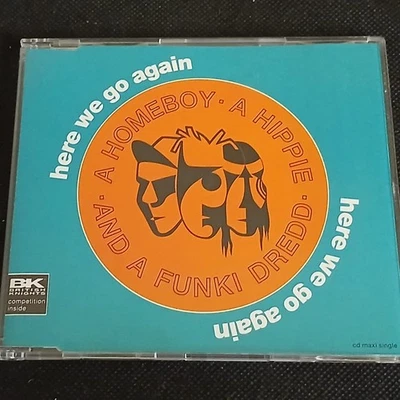 💙 A Homeboy, A Hippie & A Funki Dredd - Here We Go... (1993 European Maxi CD) - Image 1 of 4