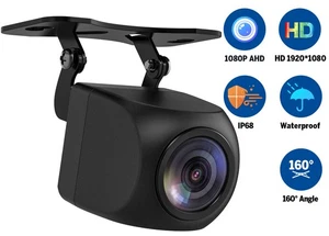 A0127 RearView Backup Reverse Camera Wide Angle Color AHD Waterproof 160°Parking - Picture 1 of 9