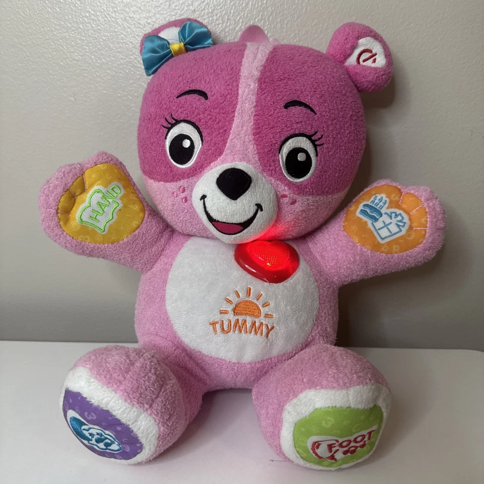 VTech Cora The Smart Cub Plush Bear Interactive Teach & Develop Pink Works - Image 1 of 4