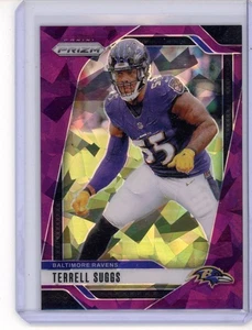 2024 Panini Prizm #26 Terrell Suggs Purple Ice #/225 RAVENS - Imagen 1 de 2