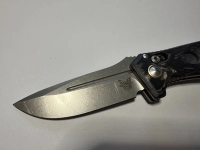 MINI AUTO ADAMAS® | FIBRA DE CARBONO MARMORIZADA | DROP-POINT - Imagem 1 de 4