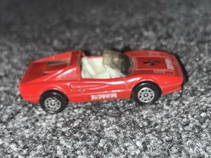 CORGI Juniors Vintage Diecast Toy Car Ferrari 308 GTS 1/64 Red Roadster  #205 - Picture 1 of 3