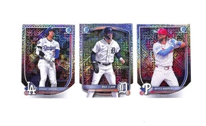 2025 Bowman Baseball Chrome - YOU PICK - 1ST BOWMANS - STARS- **MOJO REFRACTOR** - Picture 1 of 120