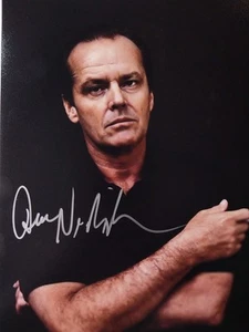 Jack Nicholson Signed 8x10 Photo Original Matte Finish COA Genuine Athenti - Picture 1 of 2