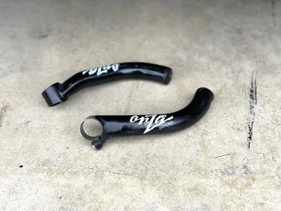 Extremos de barra de acero Onza CrMo de colección - Extensores de manillar negro años 90 bicicleta de montaña Foto 1 de 4