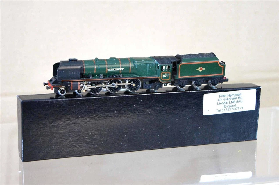 GRAHAM FARISH FRED HEMPSALL REFINISHED KIT BUILT BR 4-6-2 CITY of EDINBURGH LOCO - Image 1 of 1
