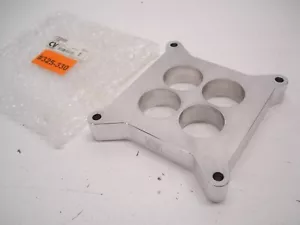 NUEVOS PRODUCTOS CV CV156 BILLET ALUMINIO 1" HOLLEY 4150 CARBURADOR ESPACIADOR 4 ORIFICIOS - Imagen 1 de 5