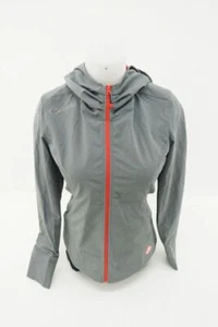 Castelli Hooded Cycling Windbreaker Jacket Women's Small Grey/Red - Picture 1 of 5