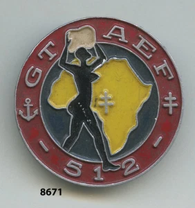 Zugabzeichen, Gpe. de Transport 512 - AEF. - Bild 1 von 1