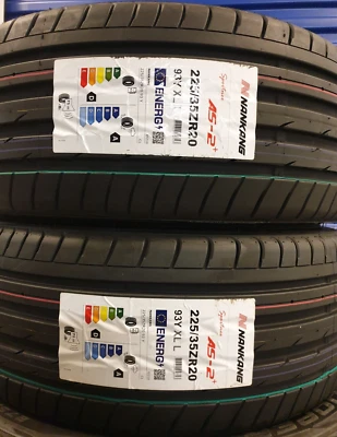 2X NEU NANKANG AS-2+ SPORTWAGENREIFEN 225/35 ZR20 XL 93Y 22535 35 20 2253520 D+A - Bild 1 von 3