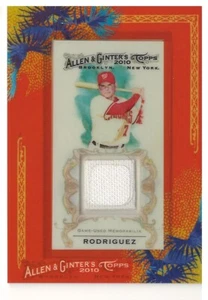 IVAN RODRIGUEZ WASHINGTON NATIONALS 2010 TOPPS GAMEWORN JERSEY CARD - Picture 1 of 1
