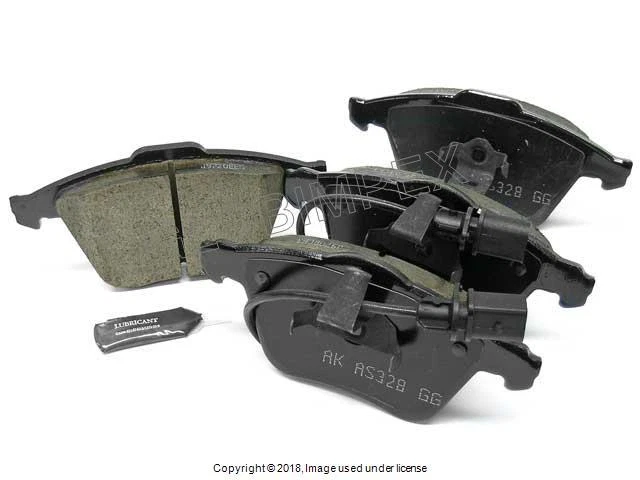 奥迪 S4 (2004 - 2009) 前刹车片套装 Akebono EURO + 1 年保修 — 第 1/1 张图片