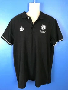 Toronto Wolfpack Polo Shirt 2XL Kappa black Rugby league British Superleague - Bild 1 von 7