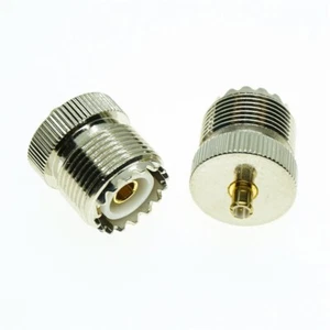 1pcs MCX Male plug to UHF SO-239 Female jack Connector Adapter for Radio Antenna - Picture 1 of 2