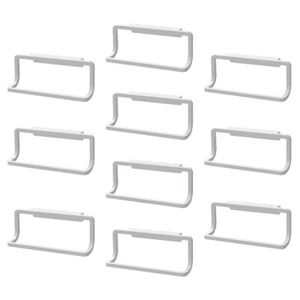 Portatoallas decorativo para plato de cocina para gabinete, paquete de 10 (blanco) - Imagen 1 de 2