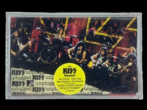SEALED, Kiss – MTV Unplugged, 1st Edition audio cassette, US, 1996 - Picture 1 of 3