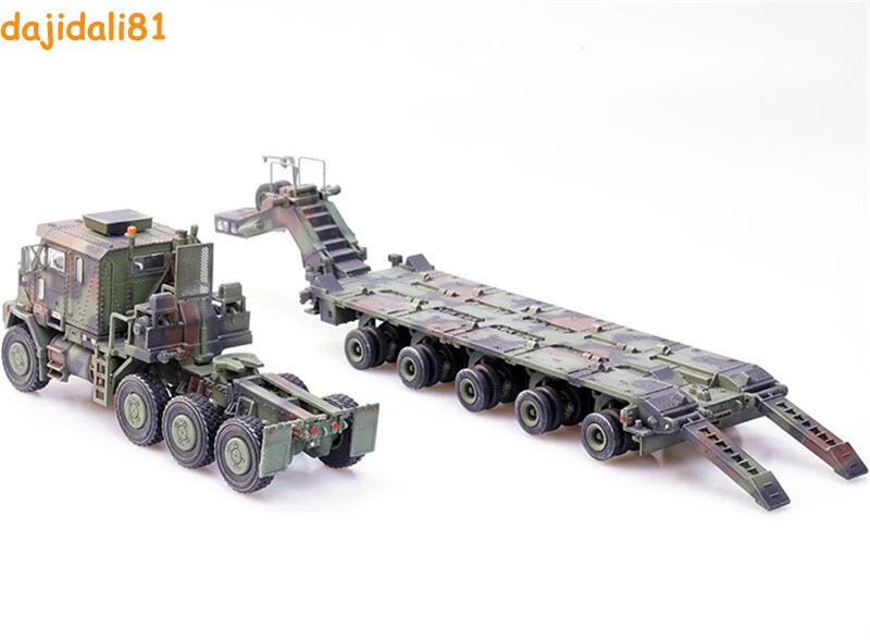 1:72 US Army Oshkosh M1070 Heavy Transport Vehicle Model Military Toys Finished - Image 1 of 4