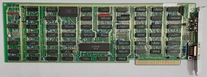 UMC CGA 8-bit ISA Grafikkarte (UM6845R, full length, retro, 1985) - Bild 1 von 5