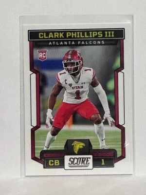 #389 Clark Phillips III Rookie Atlanta Falcons 2023 Score Football Card - Image 1 of 2