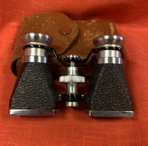 VINTAGE 3 X 10 OFUNA  THEATER  OPERA BINOCULARS WITH CASE - Picture 1 of 7