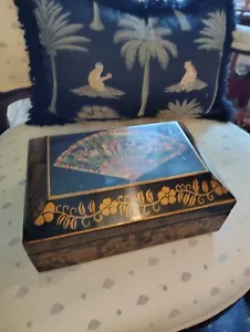 Dept 53 Chinoiserie Large Storage Box. - Picture 1 of 12