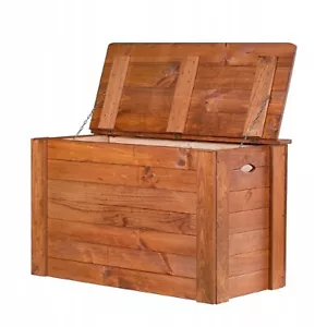 Auflagenbox Holzkiste 110L Aufbewahrungsbox Truhe Kissenbox Balkon Garten - Bild 1 von 3