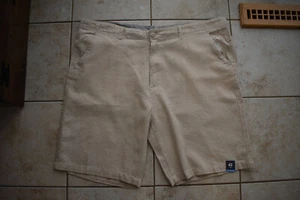 New Men's Paradise Collection Linen/Cotton Flat Front Shorts 42 Cream Beige - Picture 1 of 6