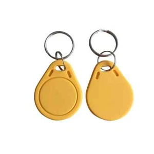 Classic 1K Key Fob Yellow color Waterproof 100pack - Picture 1 of 4