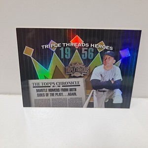 2006 Topps Triple Threads Mickey Mantle TTH56 MM4 Baseball Card NM