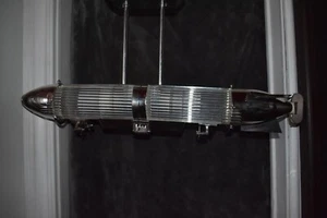 Zeppelin Deckenlampe-Art Deco, Chrom, Frankreich - Bild 1 von 7
