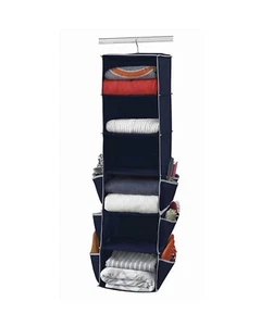 360 Spinning Hanging Home Dorm Closet Organizer Clothes (Choose Color) - Picture 1 of 16