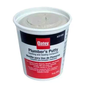 14 oz. Plumber's Putty Compatible with Stainless-Steel Fixtures No Crack - Picture 1 of 6
