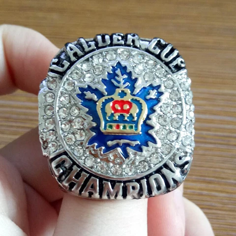 Ring of Duke Toronto Marlies Maple Leafs 2018 Calder Cup #CLUNE Championship Cover