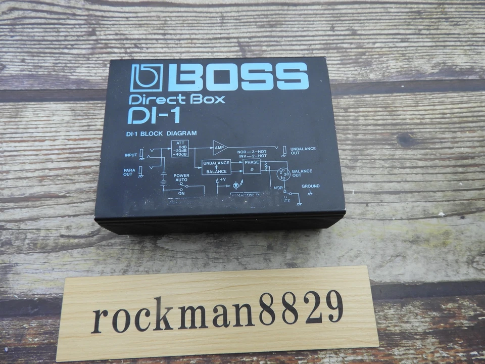 Boss DI-1 Active Direct Box Productos de Roland usados de Japón Foto 1 de 4