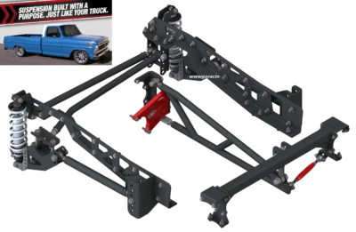 Sistema de conversión de bobina trasera QA1 para camionetas Ford F-100 1965-1972, EN STOCK Foto 1 de 2