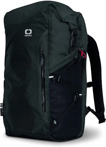 OGIO Fuse 25L Roll Top Lightweight Backpack Black Cover