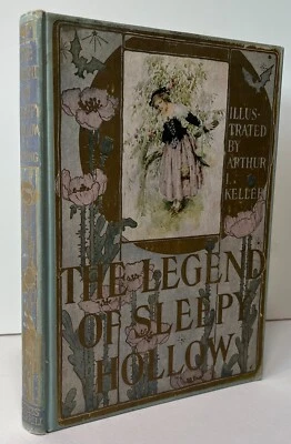 Legend of Sleepy Hollow, Washington Irving,1893 Lavish,Illustrated Edition Foto 1 de 4