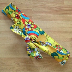 Handmade Designer Fabric Headband - Ellie Whittaker's Happy Flowers - Picture 1 of 4