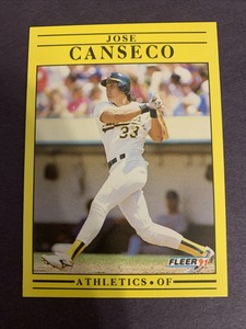1991 Fleer - #5 Jose Canseco