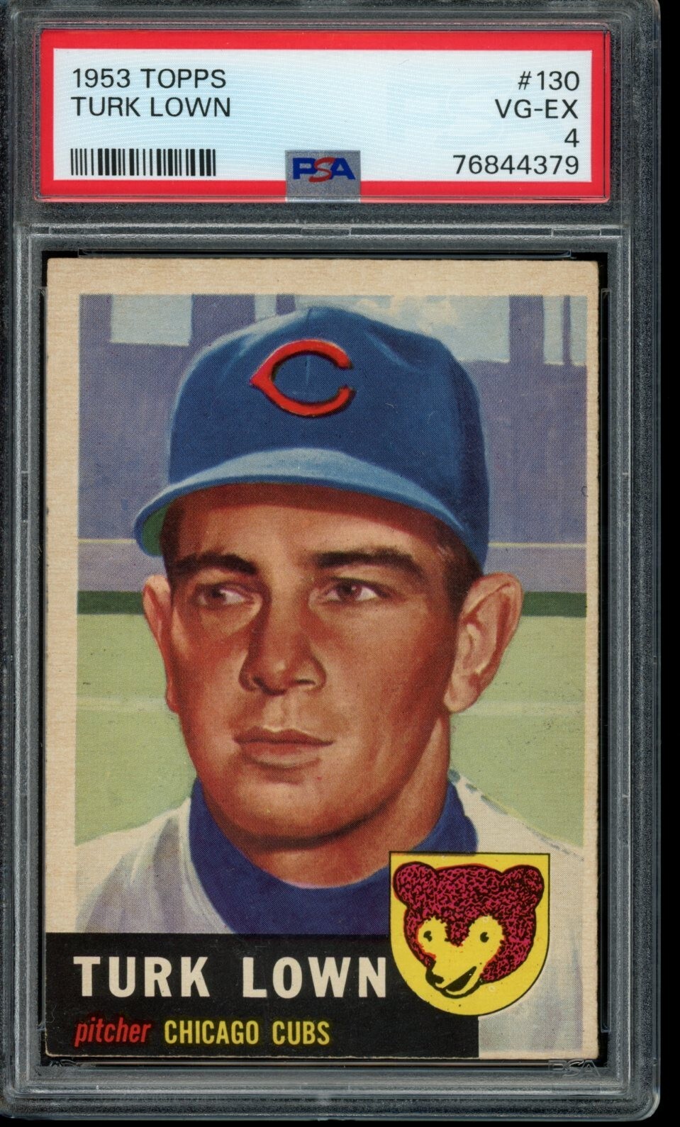 1953 Topps #130 Turk Lown - PSA 4