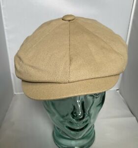 High Quality Mens 8 Panel Cotton Summer Bakerboy Newsboy Style Flat Cap IN UK